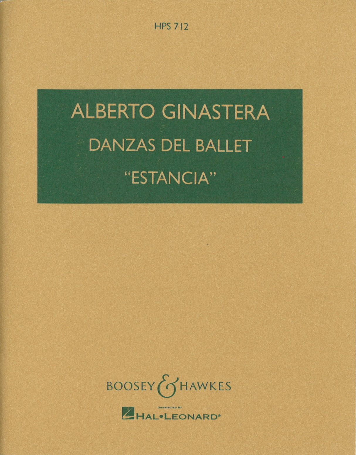 Ginastera, Estancia, Danzas del ballet (Boosey)
