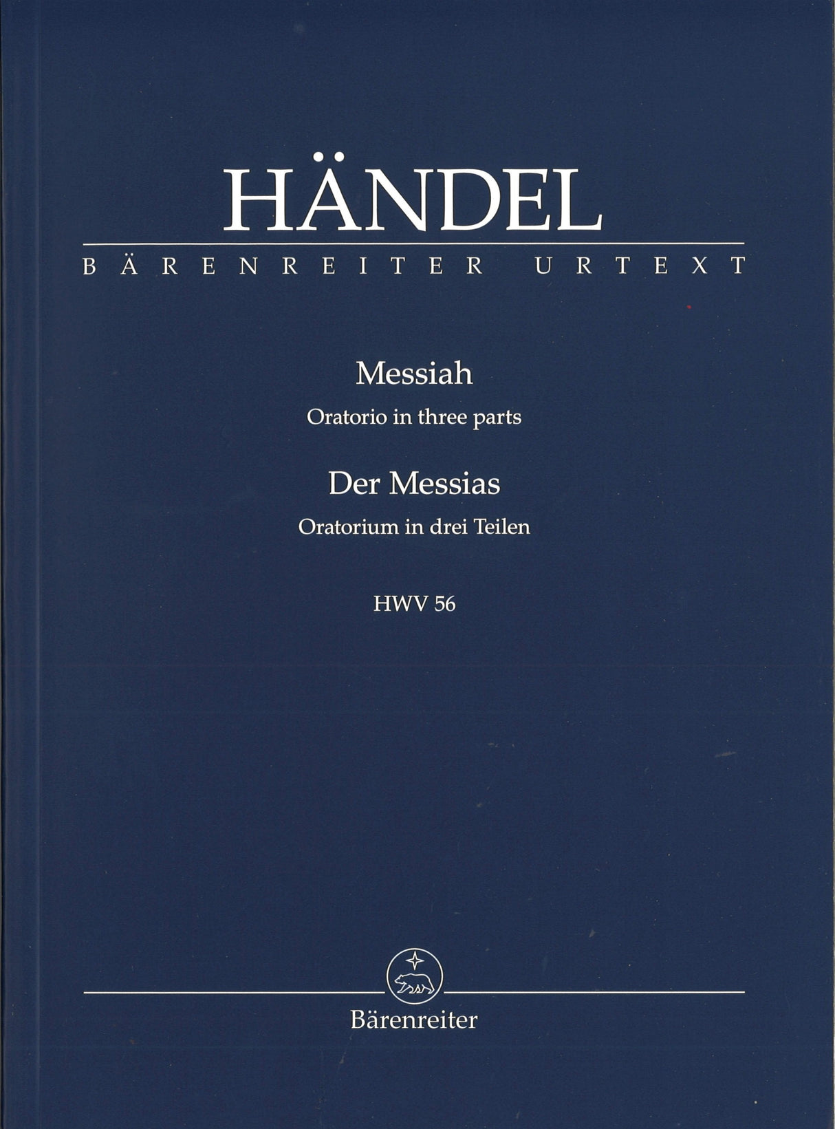 Handel, Messiah HWV 56 (Tobin) (Barenreiter)