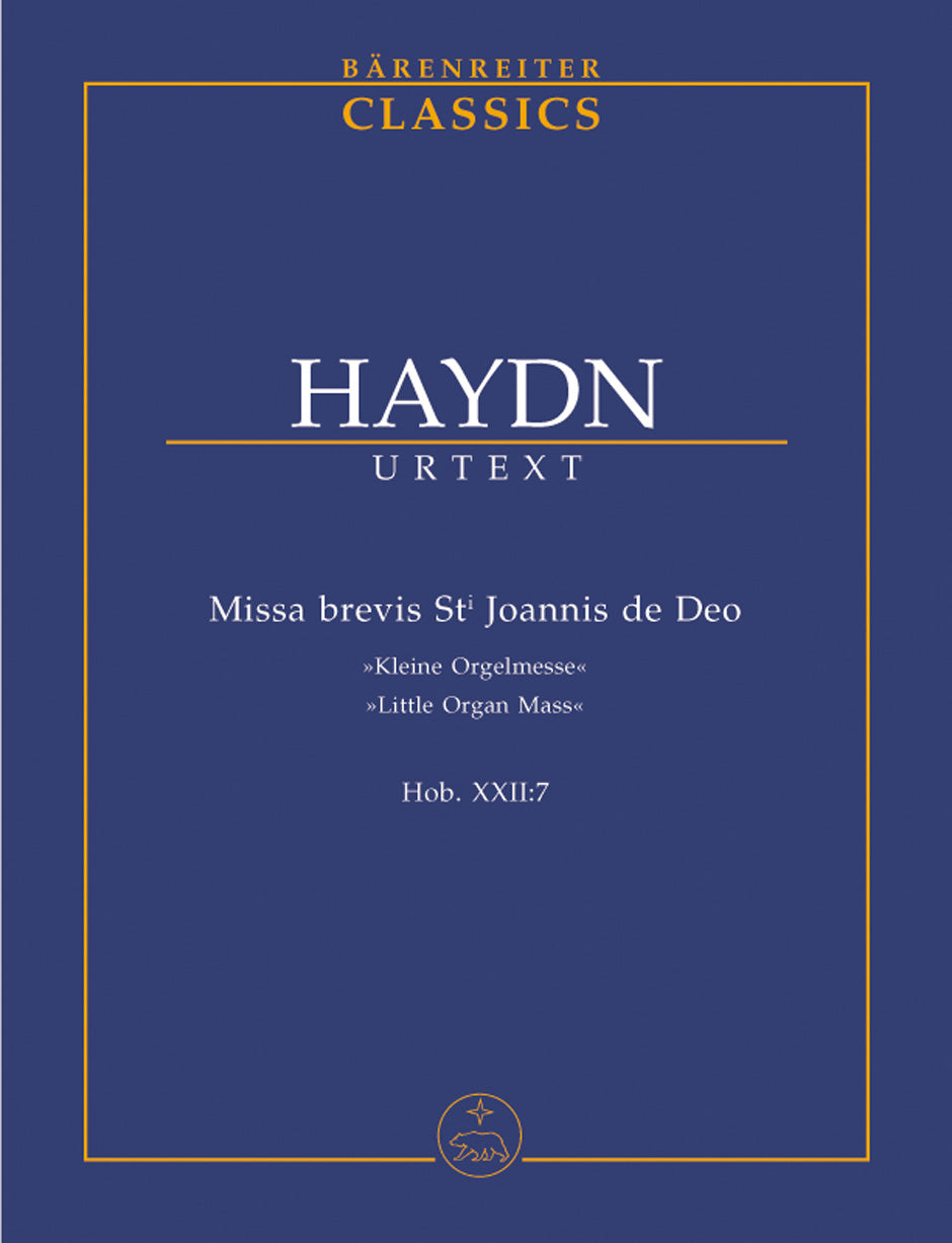 Haydn, Missa Hob. 22/7 'Kleine Orgel-' (Barenreiter)