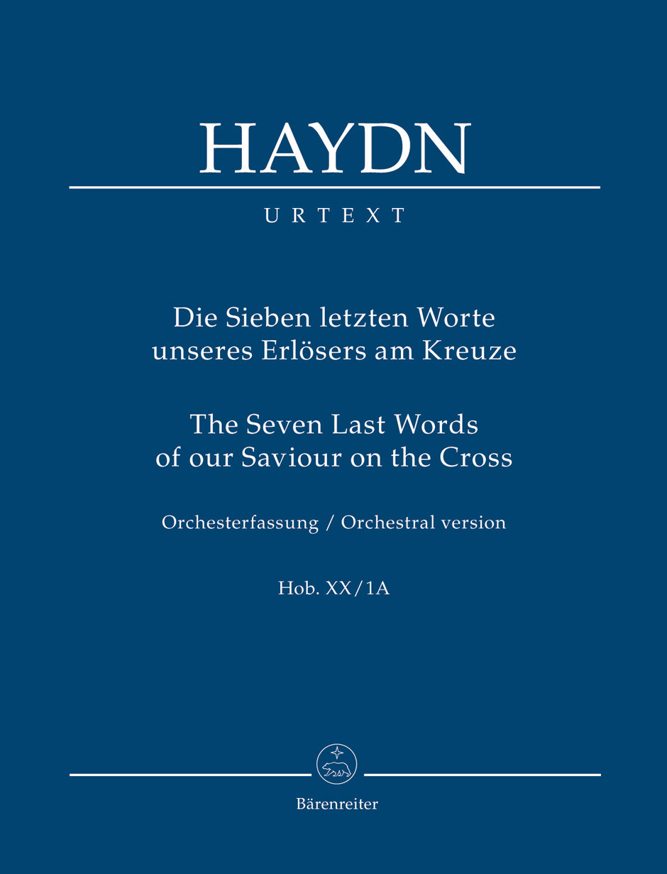 Haydn, Sieben letzten Worte: Orch.ver (Barenreiter)