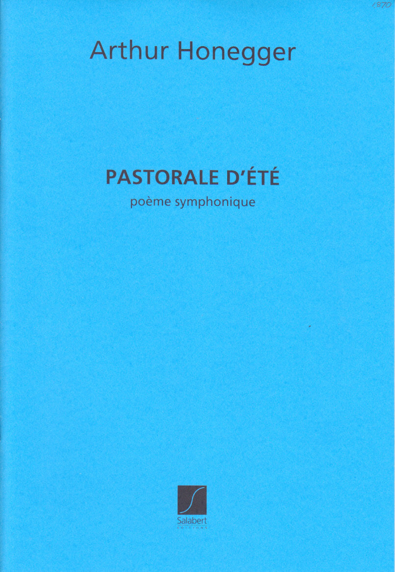 Honegger, Pastorale d'ete (Salabert)