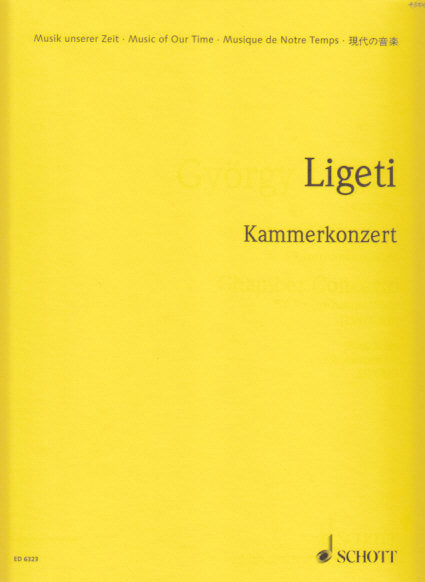 Ligeti, Kammerkonzert fur 13 Inst (Schott)