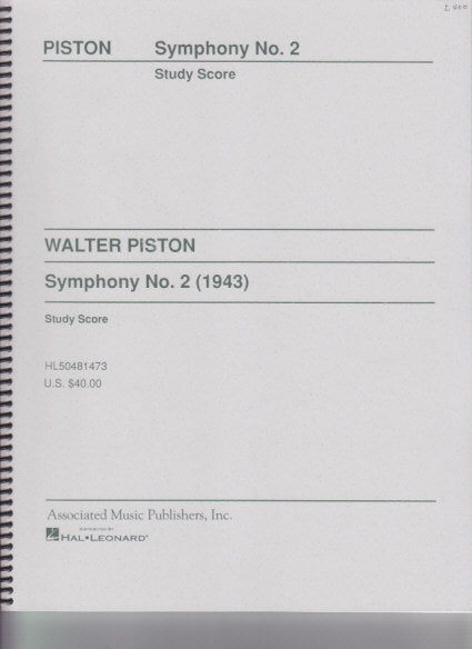 Piston, Symphony No. 2 (1943) (AMP)