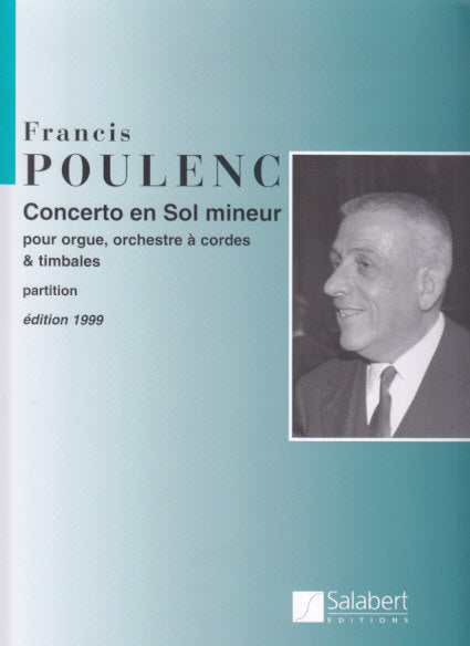 Poulenc, Concerto en sol min. pour orgue (Salabert)