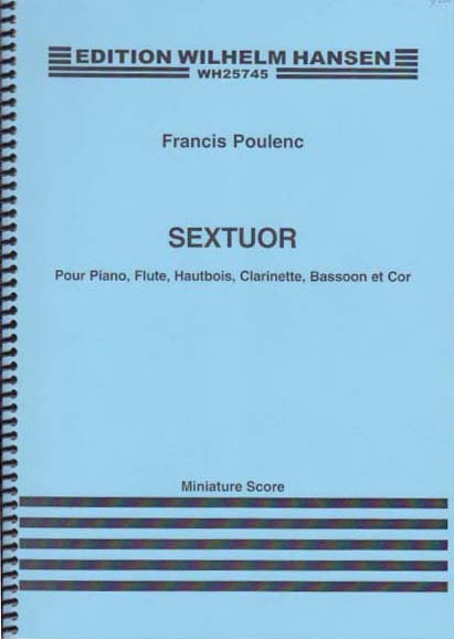 Poulenc, Sextuor (Fl,Ob,Cl,Bn,Hn,Pf) (W.Hansen)
