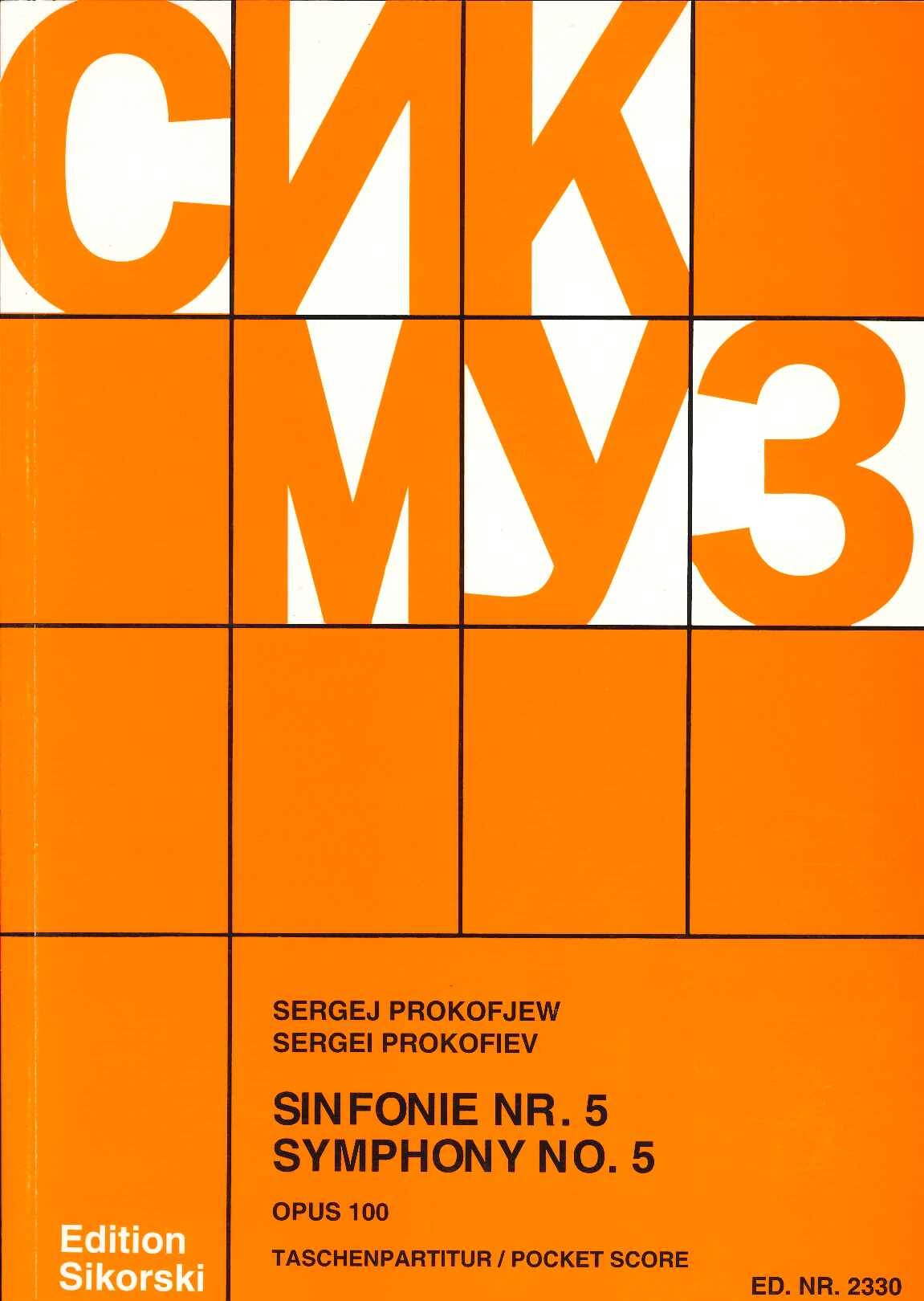 Prokofiev, Symphony No. 5 op. 100 (Sikorski)