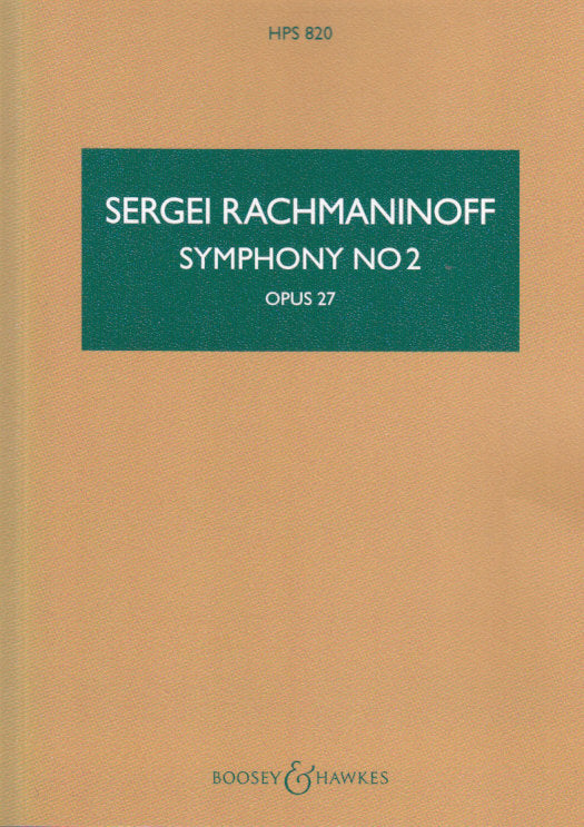 Rachmaninoff, Symphony No. 2 Study Score (Boosey)