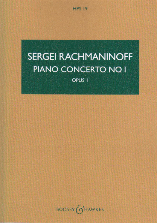 Rachmaninoff, Concerto for Piano No. 1 (Boosey)