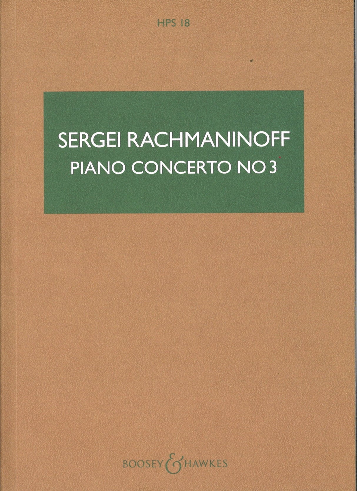 Rachmaninoff, Concerto for Piano No. 3 (Boosey)