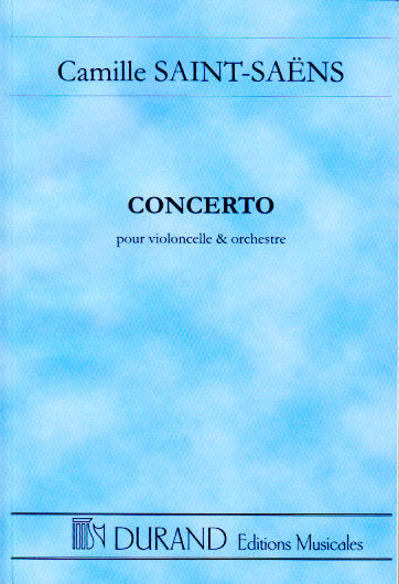 Saint-Saens, Concerto for Cello No. 1 (Durand)