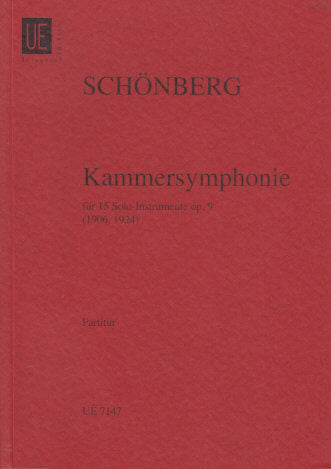 Schonberg, Kammersymphonie op. 9 (Universal)