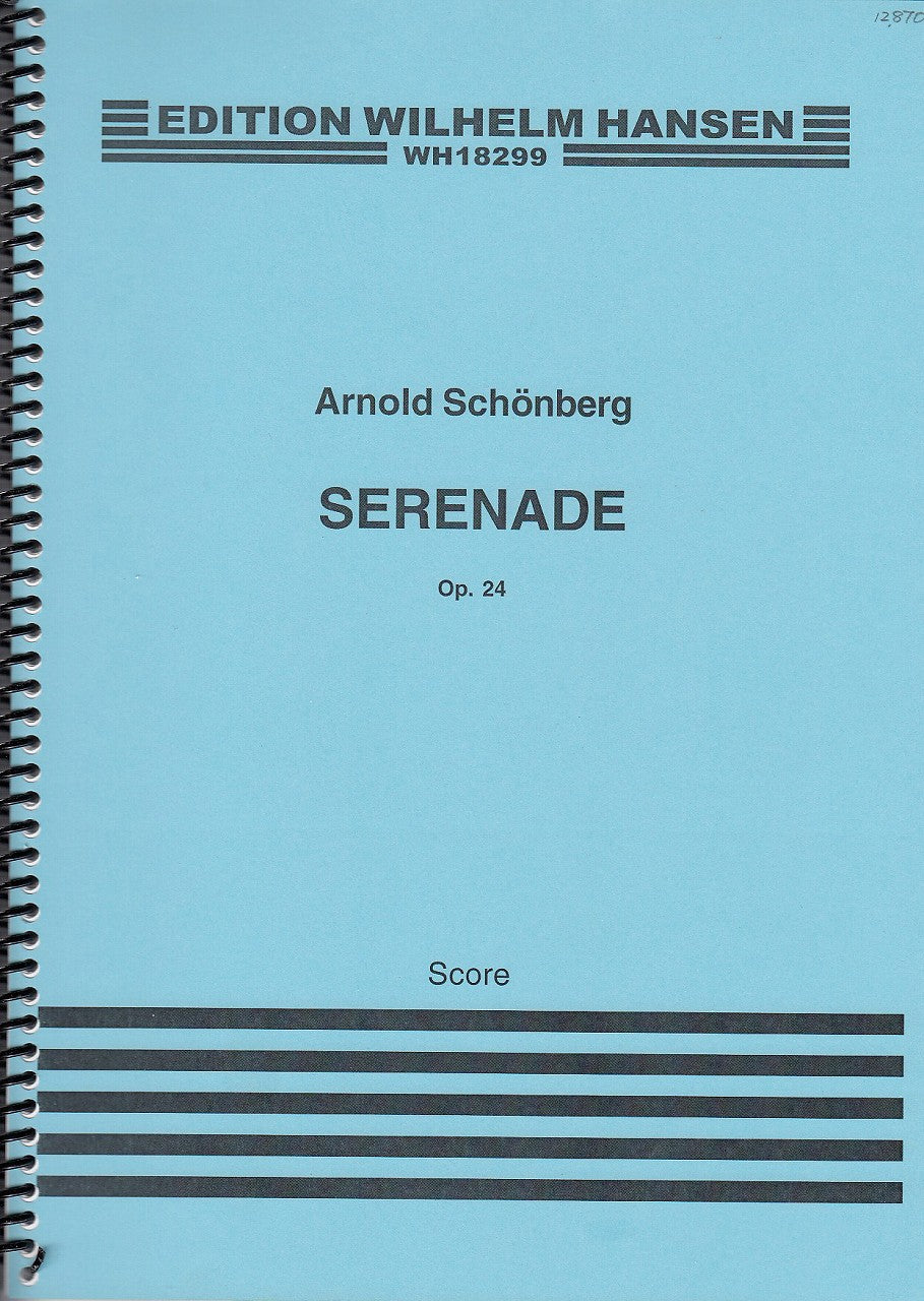 Schonberg, Serenade op. 24 (Bar,7 Inst) (W.Hansen)