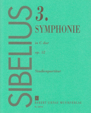Sibelius, Symphony No. 3 in C, op. 52 (R.Lienau)