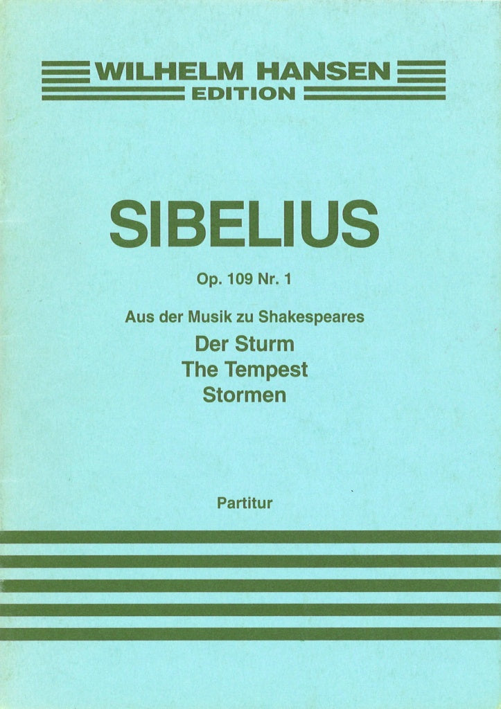 Sibelius, op.109/1 Tempest, Prelude (W.Hansen)