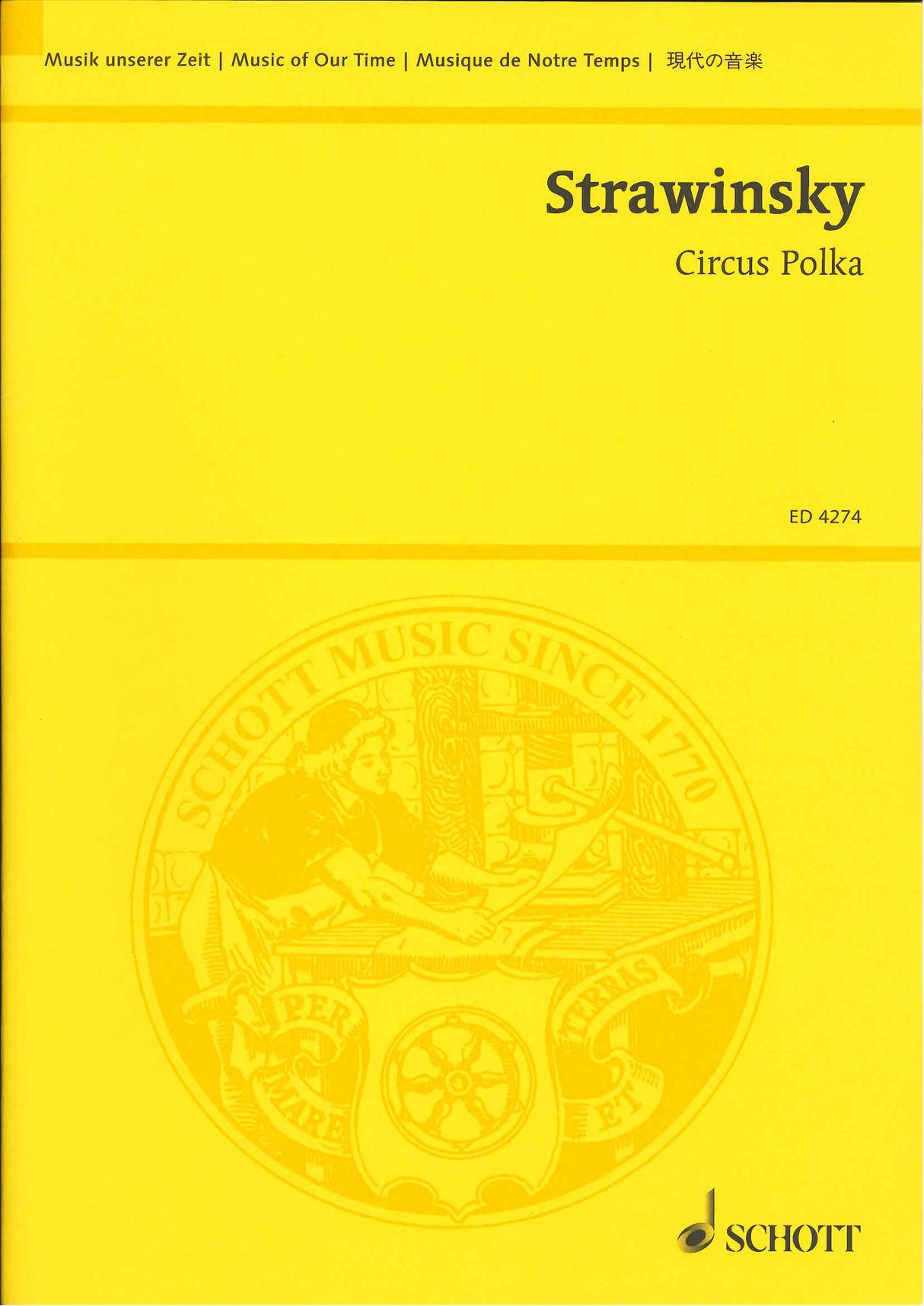 Stravinsky, Circus Polka (1944) (Schott)
