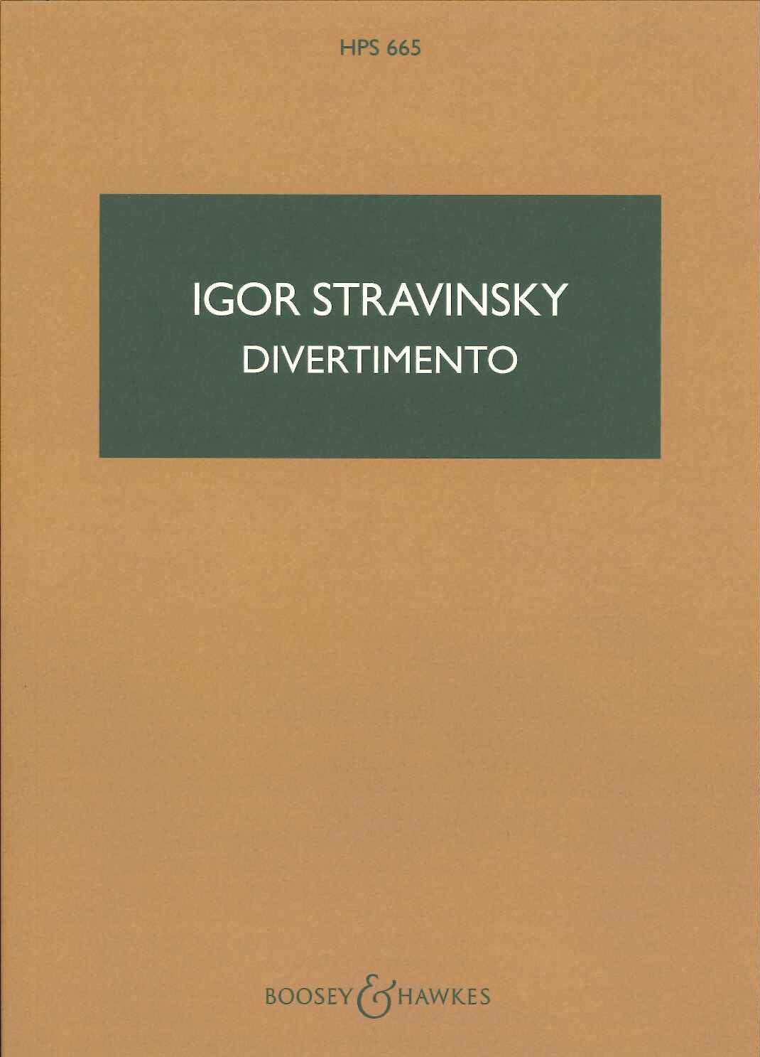 Stravinsky, Divertimento (rev.1949) (Boosey)