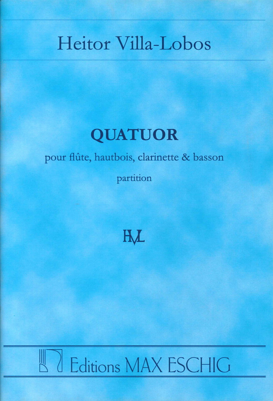 Villa-Lobos, Quartette (Fl,Ob,Cl,Bn) (Eschig)