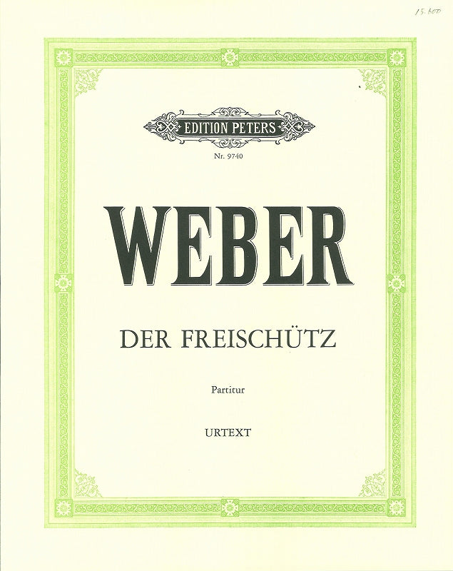 Weber, Freischutz (Full Score) (Peters)