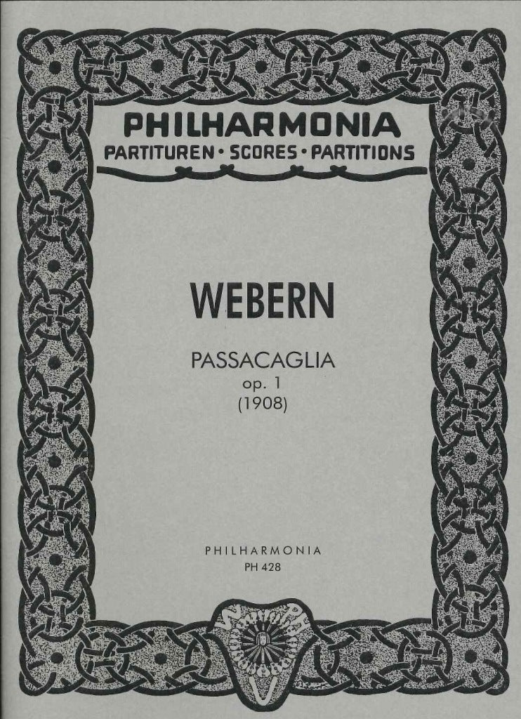 Webern, op. 1: Passacaglia (Universal)