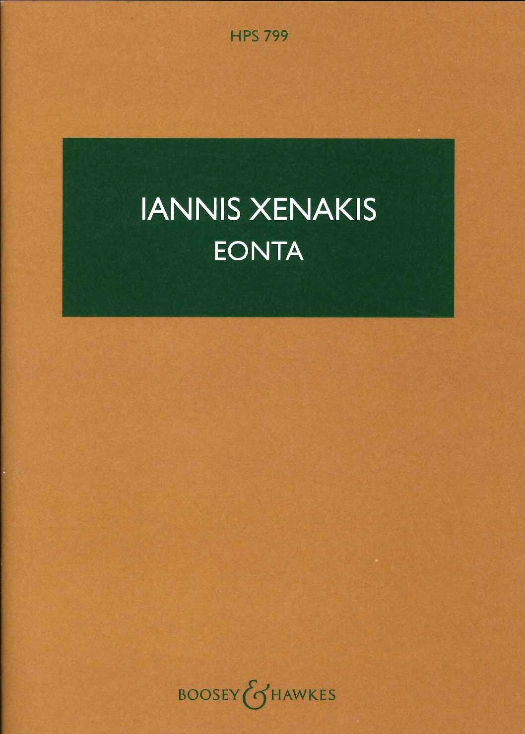 Xenakis, Eonta (Boosey)