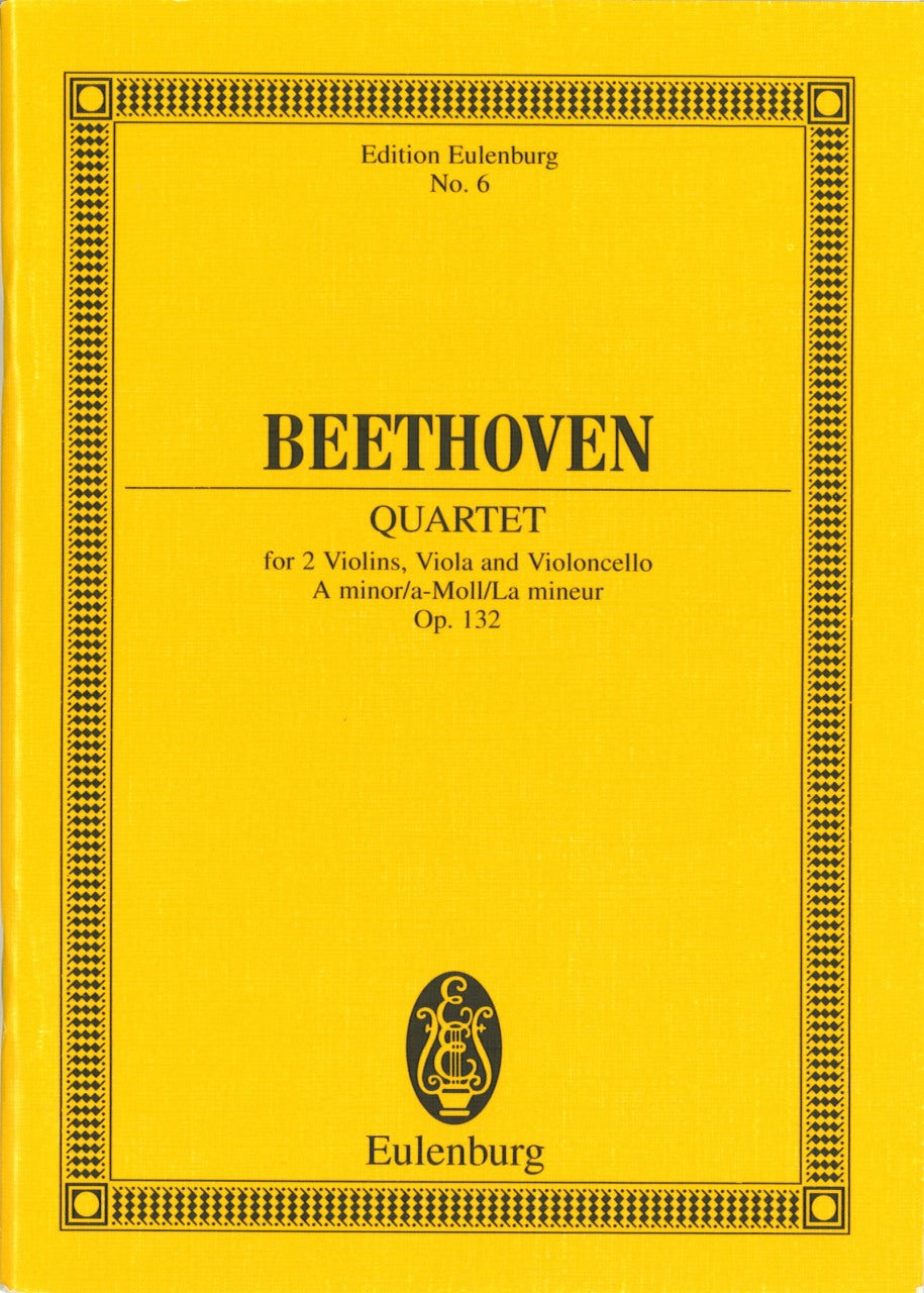 Beethoven, String Quartet op.132 in a (Eulenburg)