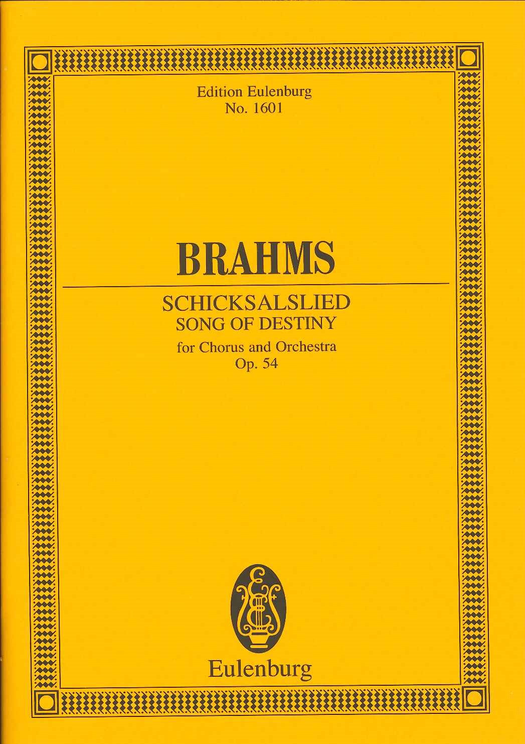 Brahms, Schicksalslied op. 54 (Eulenburg)