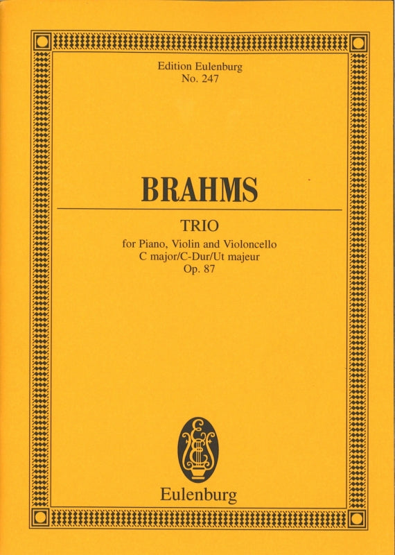 Brahms, Piano Trio No. 2 op. 87 (Eulenburg)