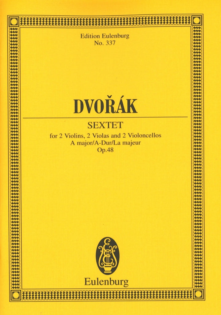 Dvorak, Sextet in A op. 48 B 80 (Eulenburg)