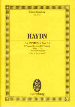 Haydn, Symphony No. 55 in Eb (Eulenburg)
