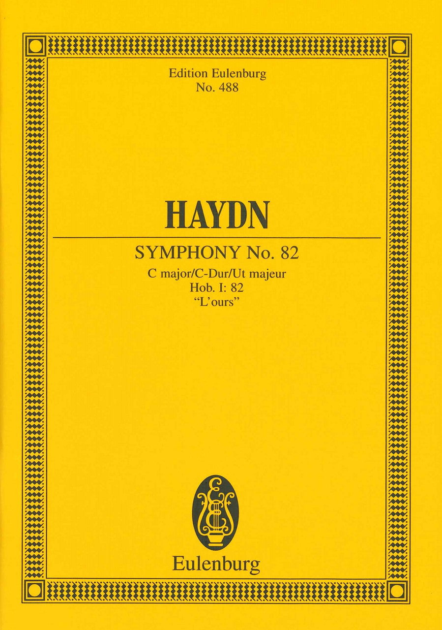Haydn, Symphony No. 82 in C 'L'Ours' (Eulenburg)
