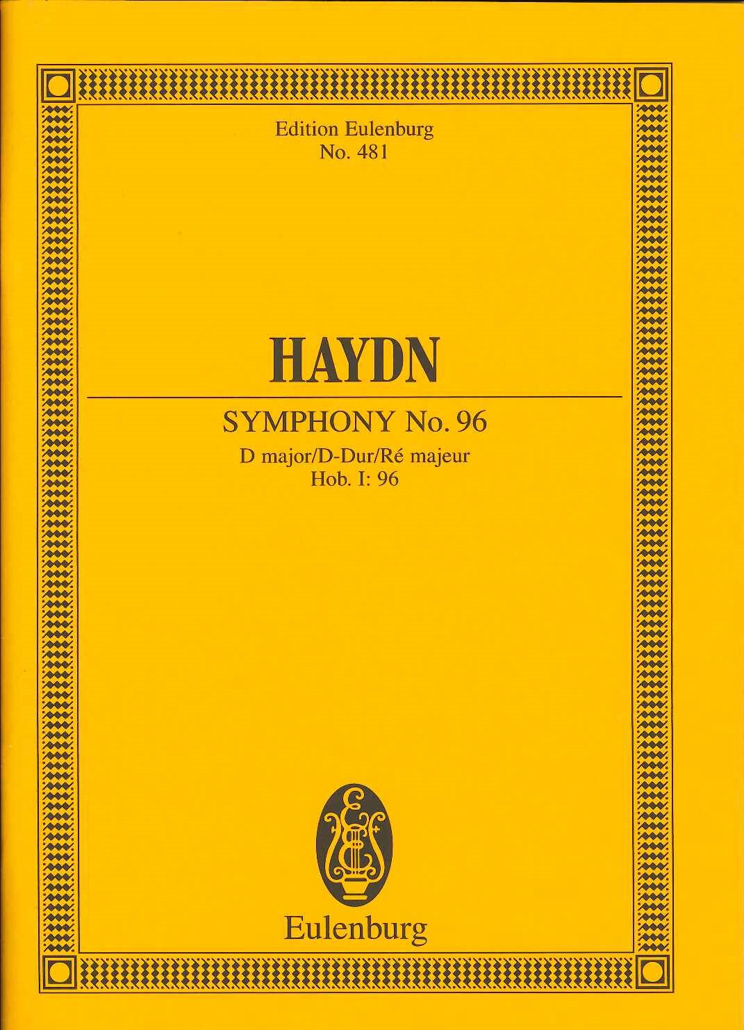 Haydn, Symphony No. 96 in D, 'Miracle' (Eulenburg)