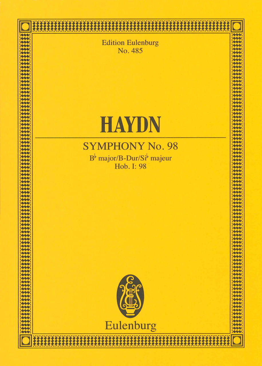 Haydn, Symphony No. 98, Bb major (Eulenburg)