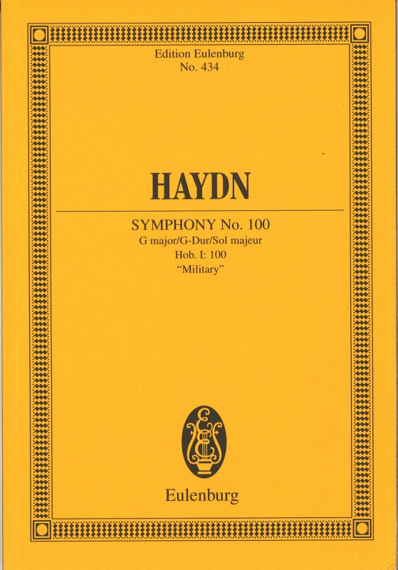 Haydn, Symphony No.100 in G, 'Military' (Eulenburg)