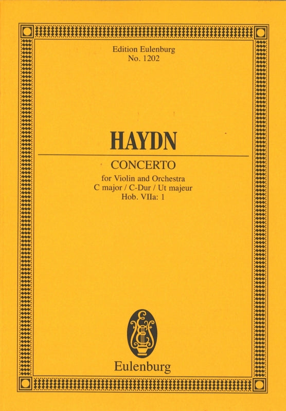 Haydn, Concerto for Violin Hob. 7a/1 (Eulenburg)