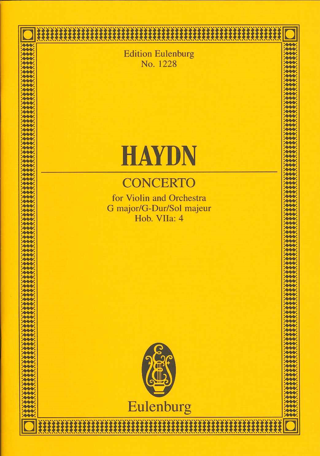 Haydn, Concerto for Violin Hob. 7a/4 (Eulenburg)