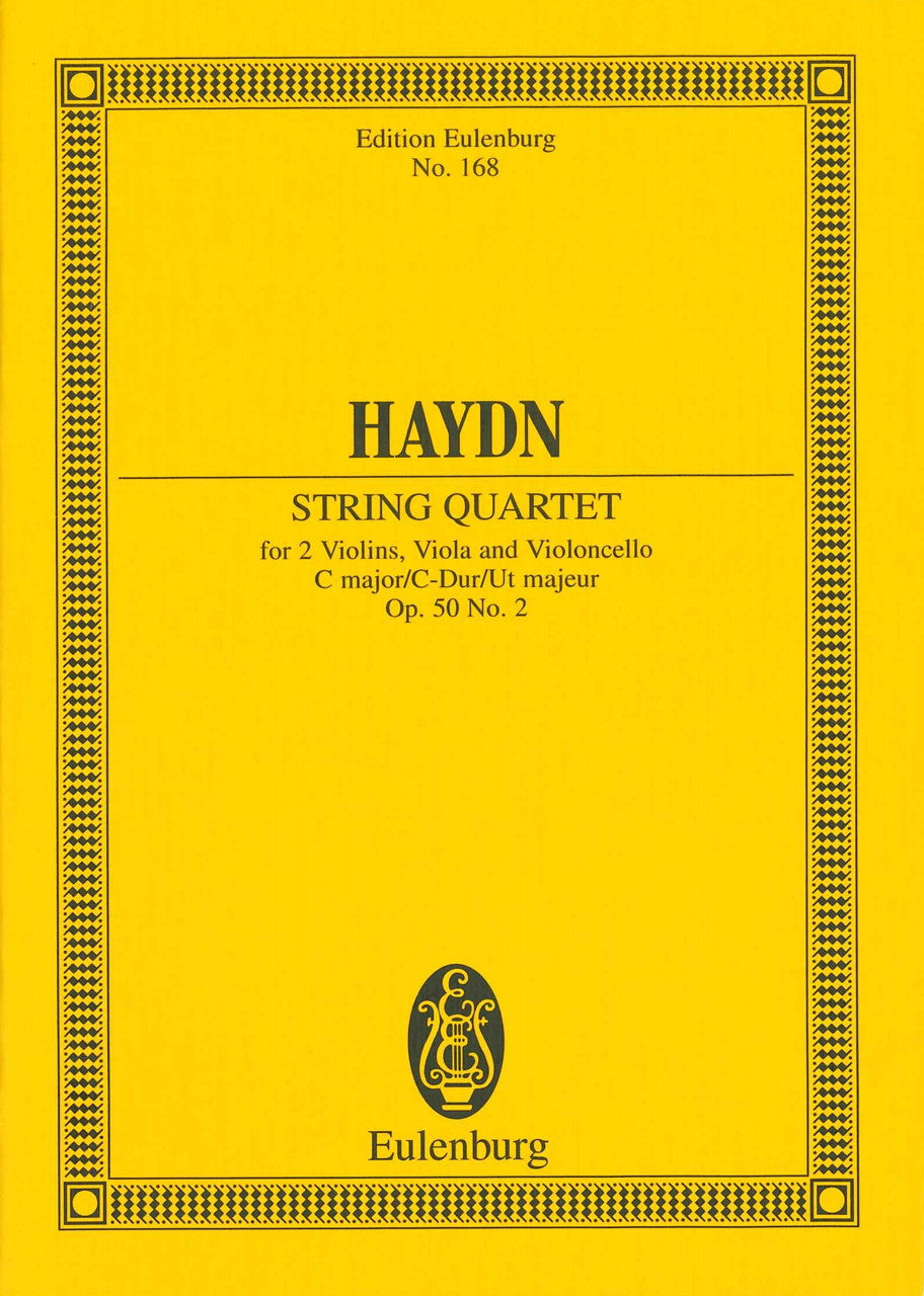 Haydn, String Quartet op. 50/2 in C (Eulenburg)