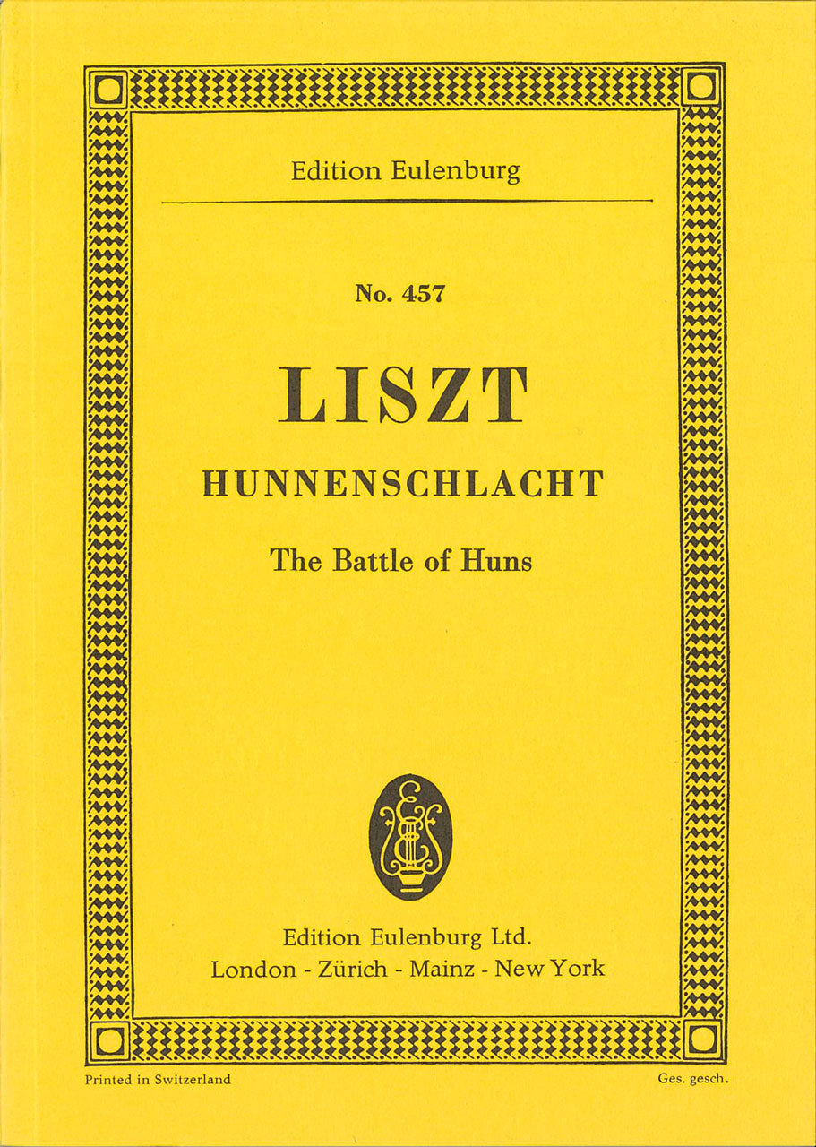Liszt, Sym Poem No.11 Hunnenschlacht (Eulenburg)
