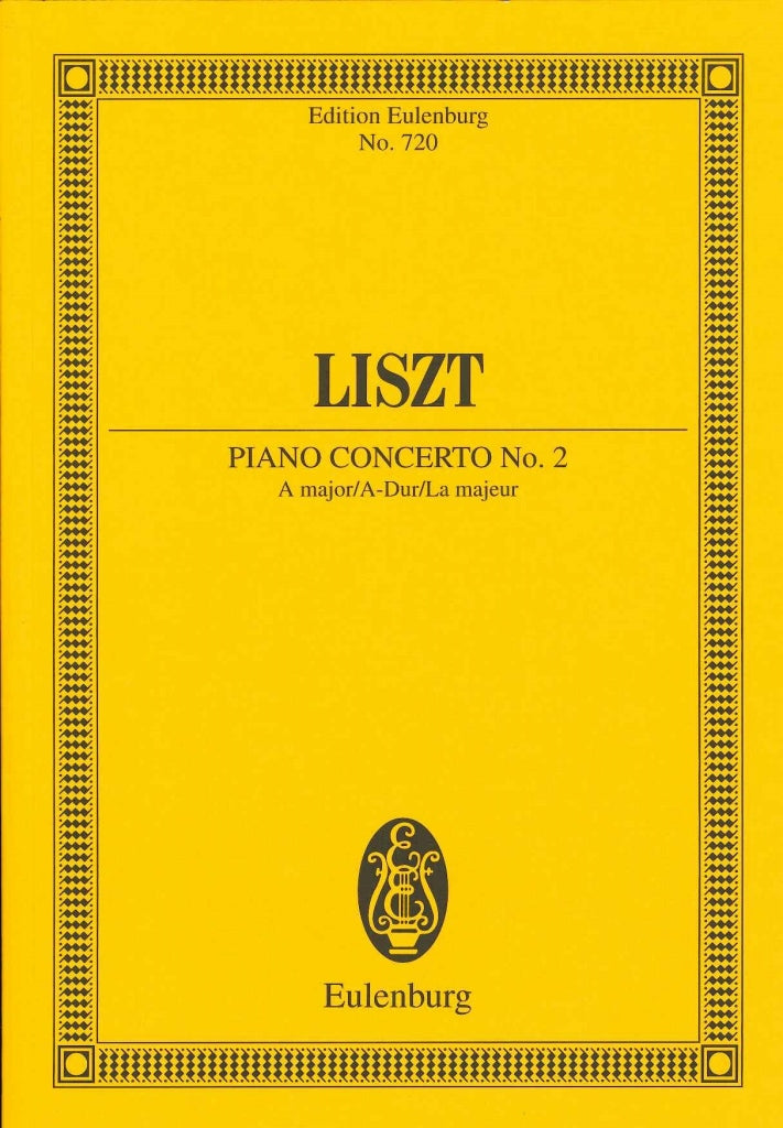 Liszt, Concerto for Piano No. 2 in A (Eulenburg)