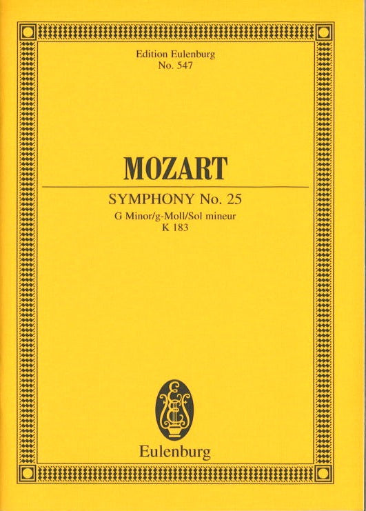 Mozart, Symphony No. 25 in g KV 183 (Eulenburg)