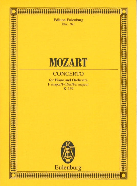 Mozart, Concerto for Piano KV 459 in F (Eulenburg)