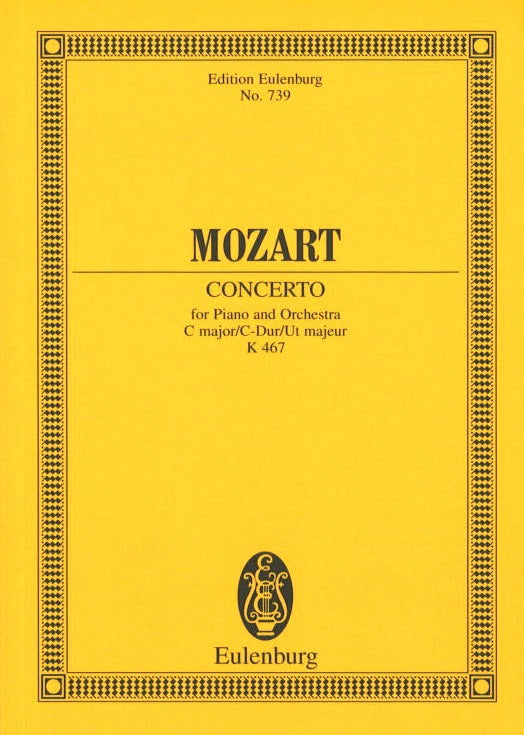 Mozart, Concerto for Piano KV 467 in C (Eulenburg)