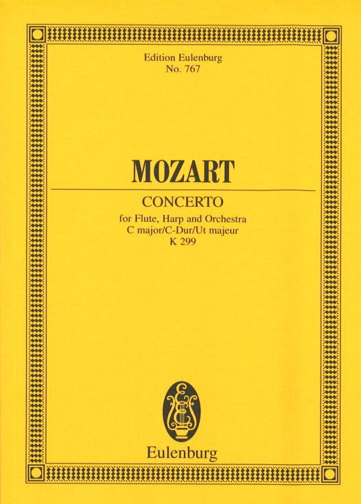 Mozart, Concerto for Flute & Harp KV 299 (Eulenburg)