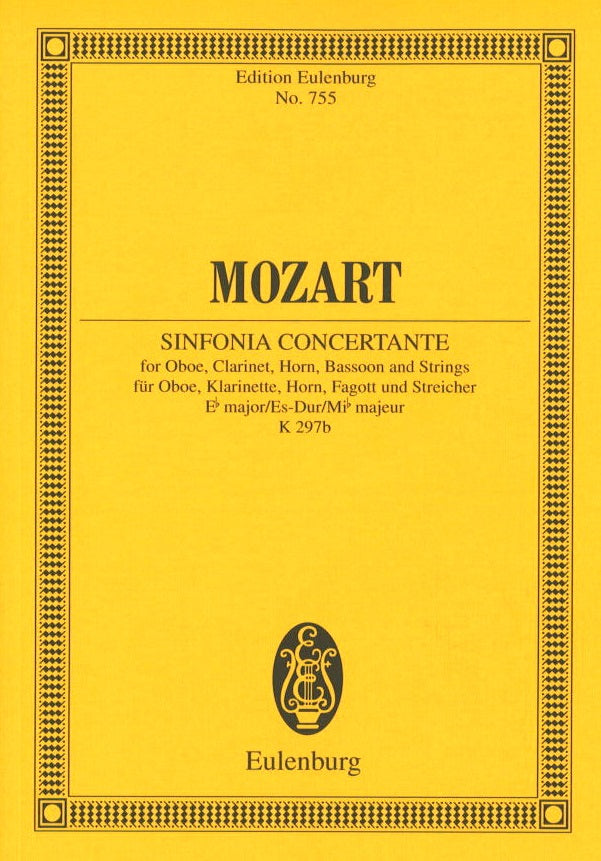 Mozart, Sinfonia concertante KV 297b (Eulenburg)