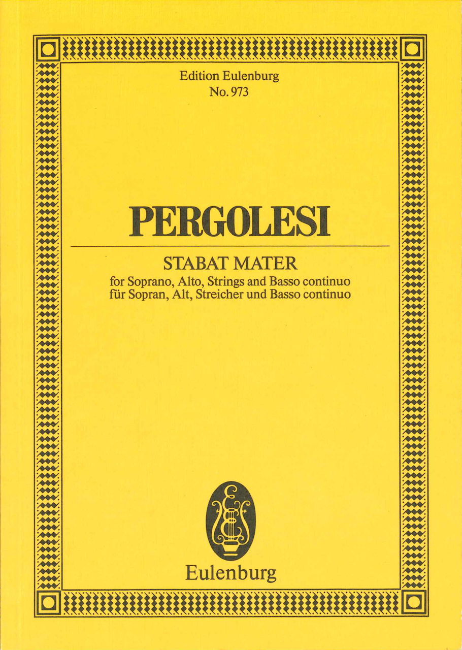 Pergolesi, Stabat mater (Eulenburg)