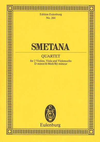 Smetana, String Quartet No. 2 in d minor (Eulenburg)
