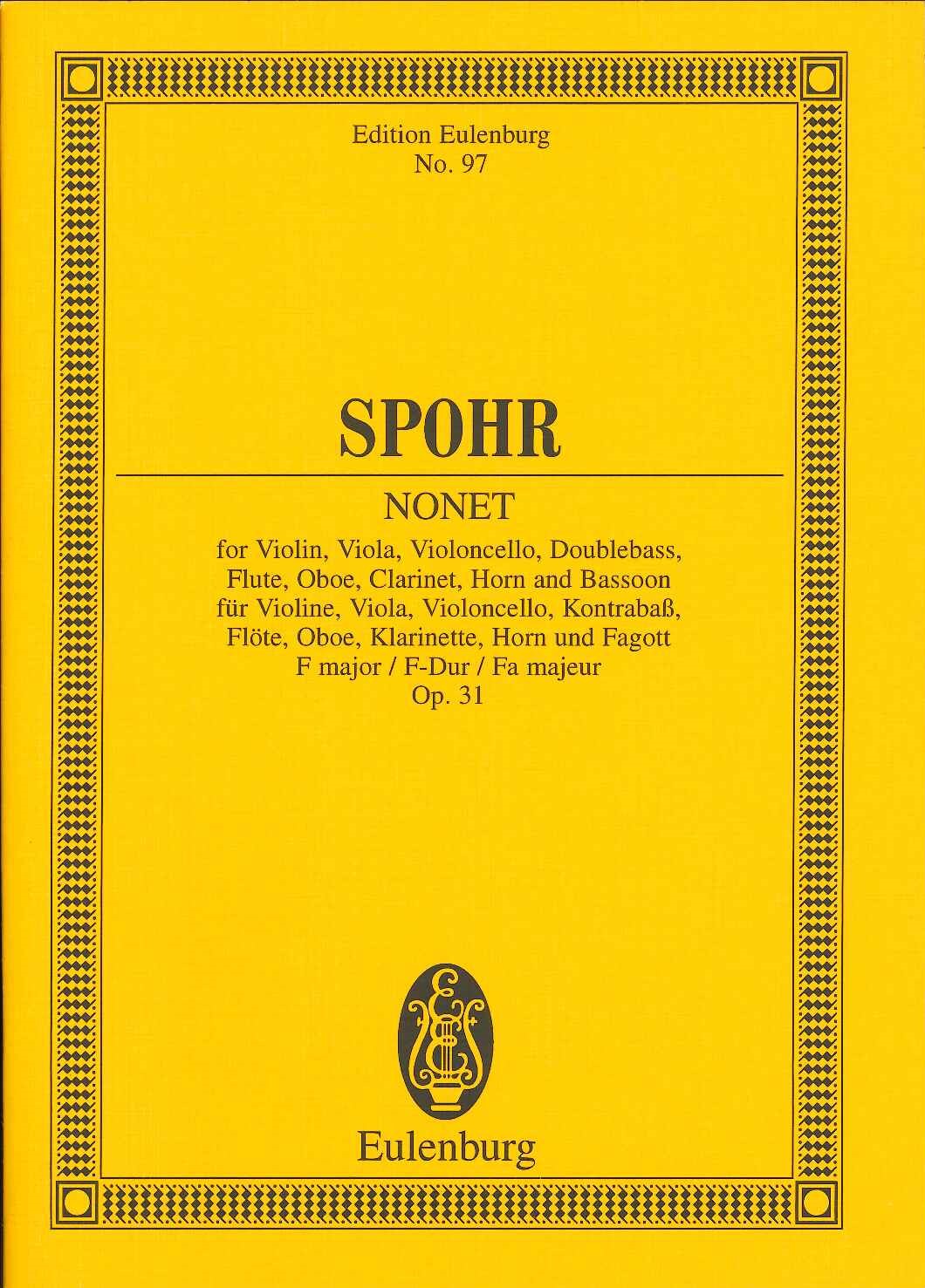 Spohr, Nonet op. 31 in F (Eulenburg)