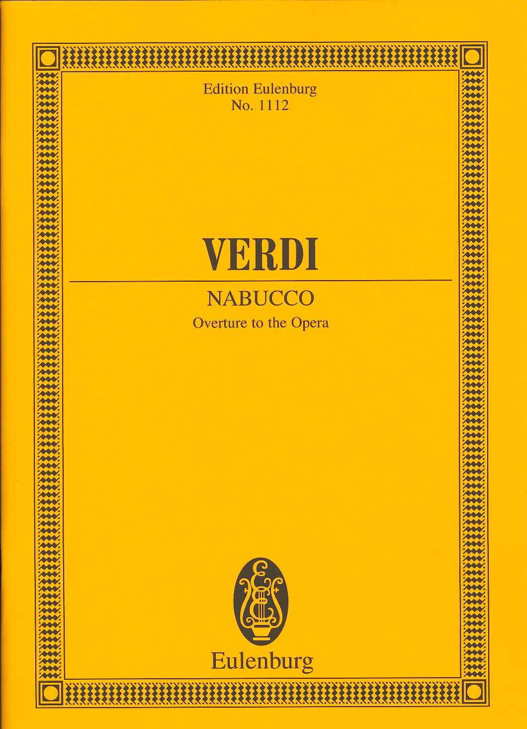 Verdi, Ov. Nabucco (Eulenburg)