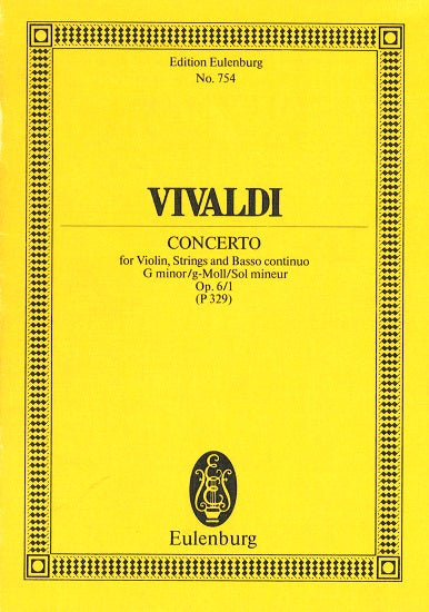 Vivaldi, Concerto op. 6/ 1 in g minor (Eulenburg)