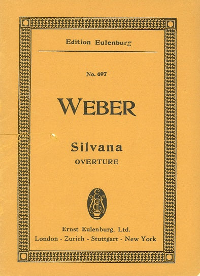 Weber, Silvana, Overture (Eulenburg)