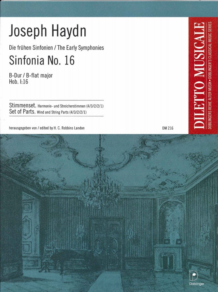 Haydn, Symphony No. 16 Set of Parts (Doblinger)